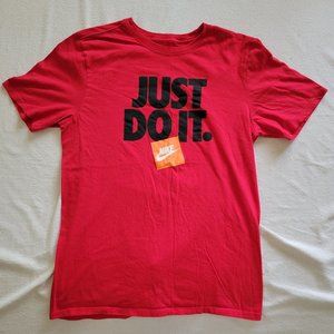 Medium Red T-Shirt, Nike, Athletic Cut